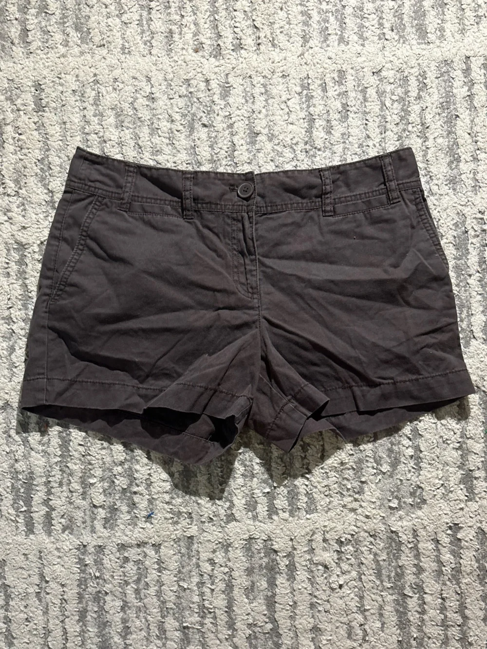 Loft Ann Taylor brown the original fabric shorts size 6